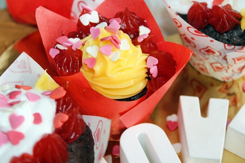 Muffinki walentynkowe Muffinki walentynkowe