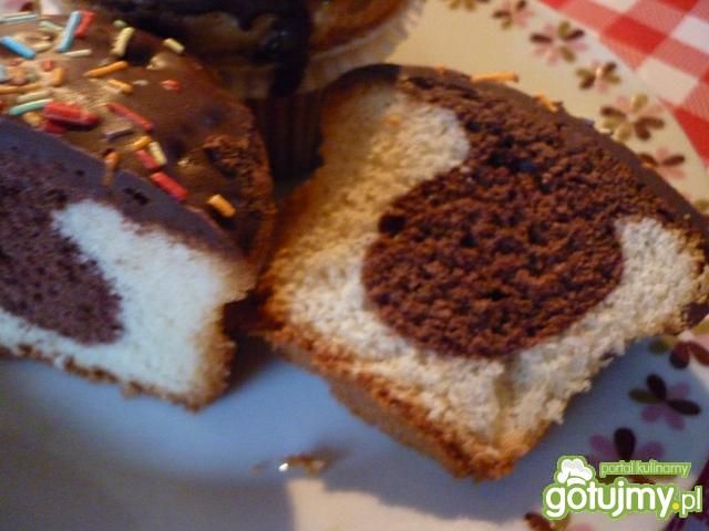 Muffinki waniliowo czekoladowe 