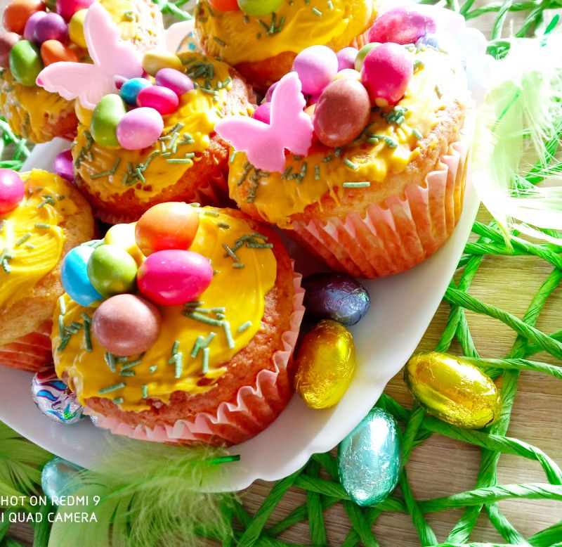 Muffinki wielkanocne Muffinki wielkanocne