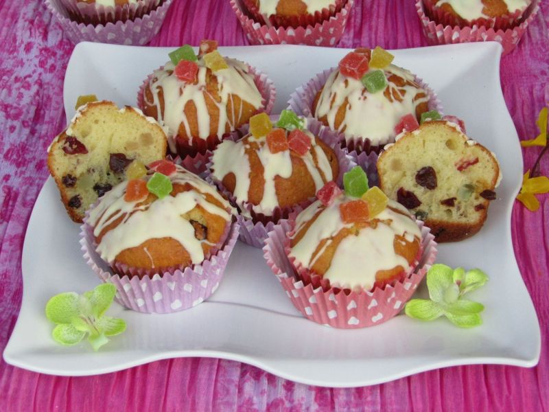 Muffinki z bakaliami Muffinki z bakaliami