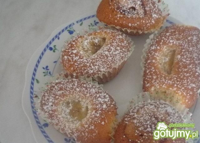 Muffinki z bananem Muffinki z bananem
