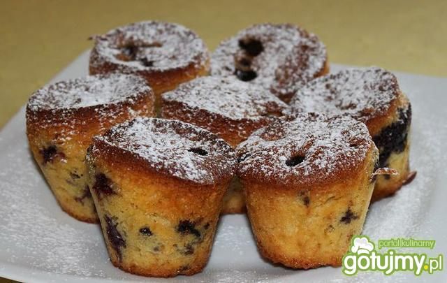 Muffinki z borówkami Muffinki z borówkami
