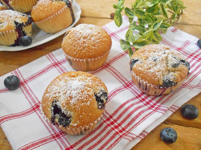 Muffinki z borówkami