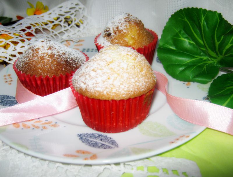 Muffinki z budyniem Muffinki z budyniem