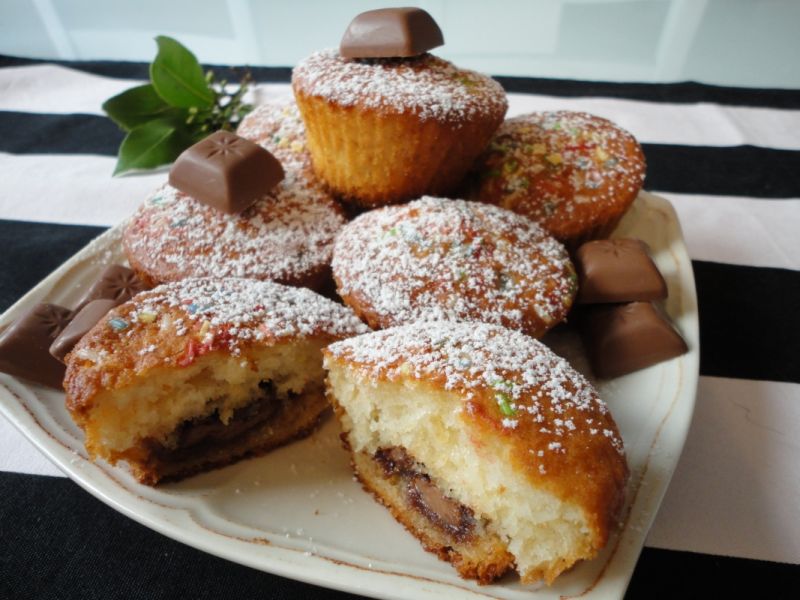 Muffinki z czekoladą Muffinki z czekoladą