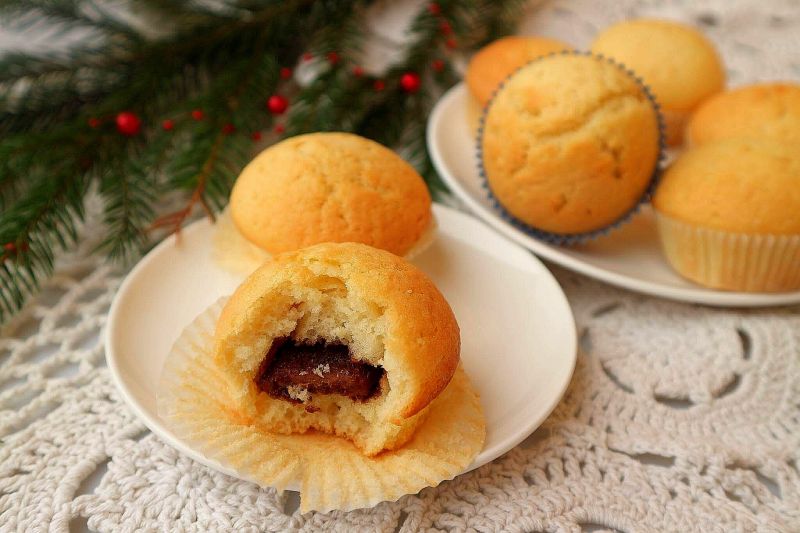 Muffinki z czekoladą  Muffinki z czekoladą