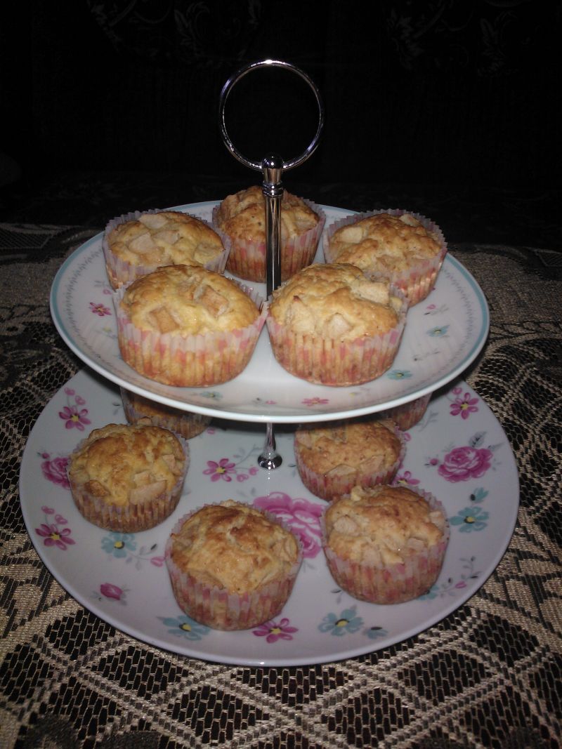 Muffinki z gruszkami