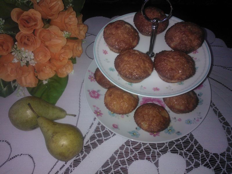 Muffinki z gruszkami i imbirem Muffinki z gruszkami i imbirem
