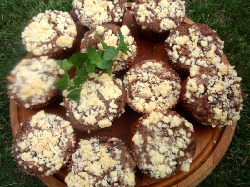 Muffinki z jabłkiem i kruszonką Muffinki z jabłkiem i kruszonką