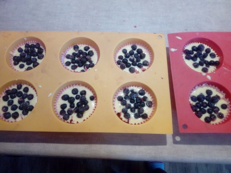 Muffinki z jagodami