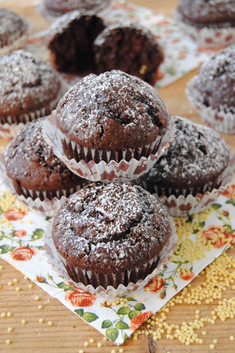 Muffinki z kaszą jaglaną Muffinki z kaszą jaglaną