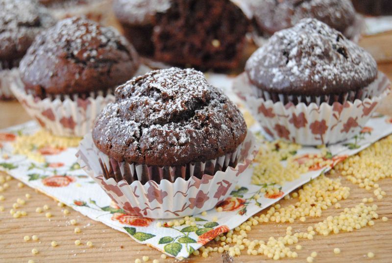 Muffinki z kaszą jaglaną Muffinki z kaszą jaglaną