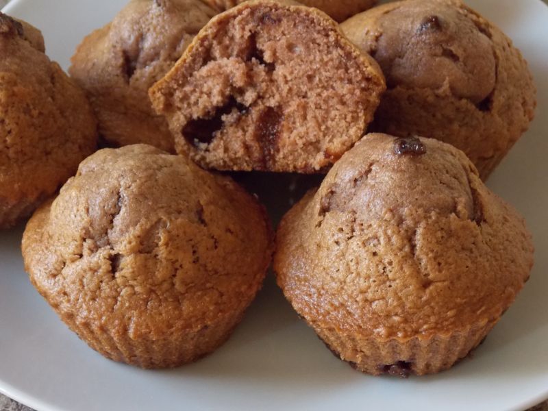 Muffinki z kawałkami czekolady