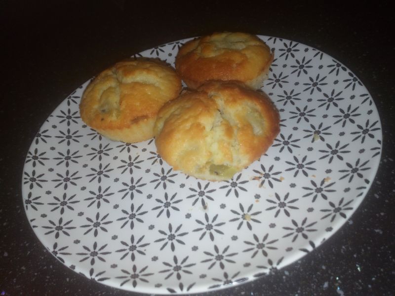 Muffinki z kiwi Muffinki z kiwi