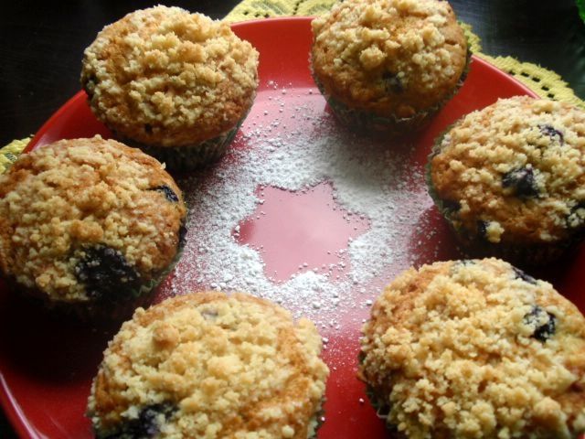 Muffinki z kruszonką Muffinki z kruszonką