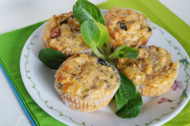 Muffinki z kuskusem na wytrawnie