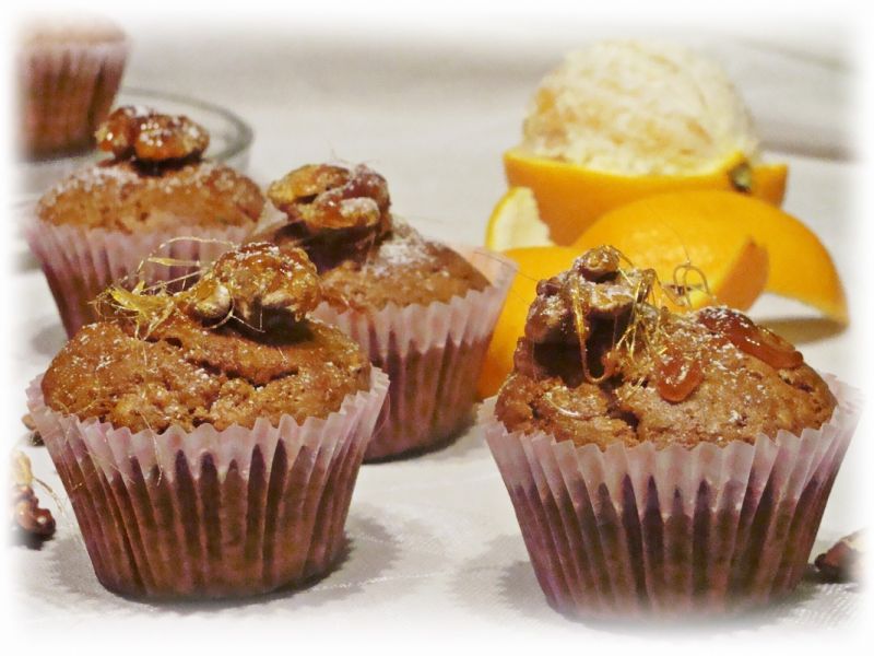 Muffinki z orzechami 