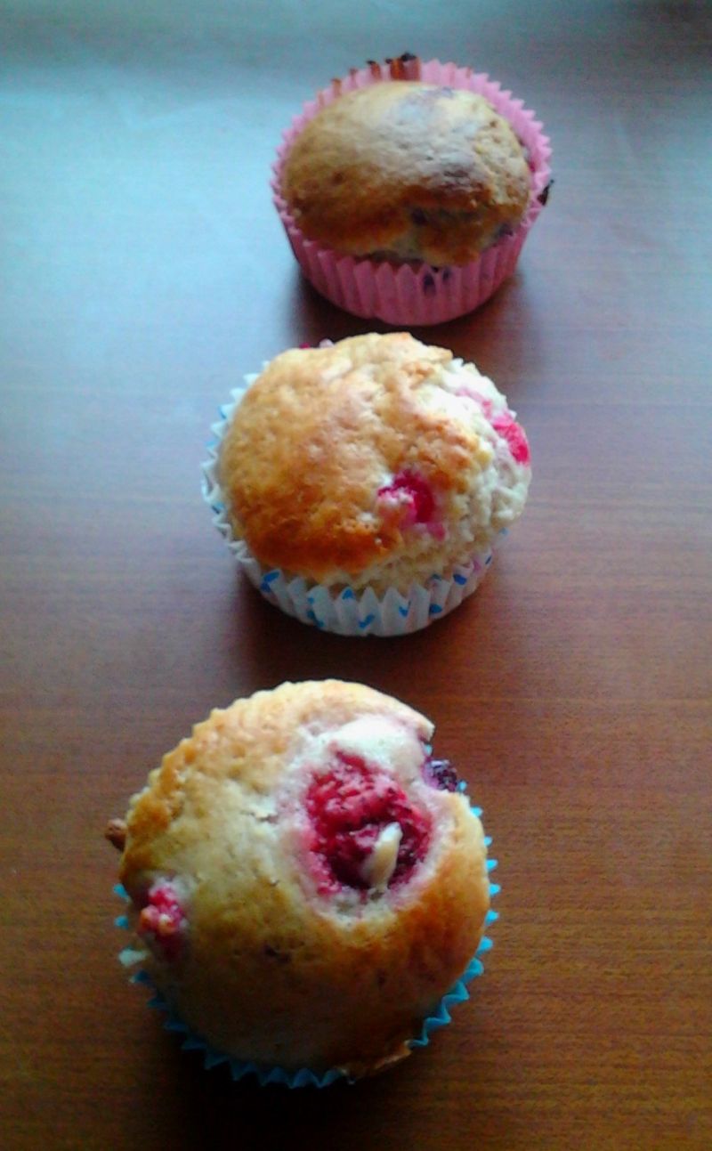 Muffinki z owocami Muffinki z owocami