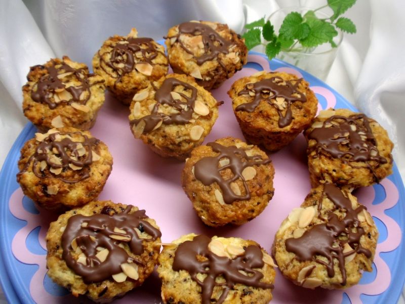 Muffinki z płatkami jaglanymi Muffinki z płatkami jaglanymi