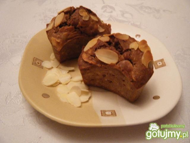 Muffinki z płatkami migdałowymi Muffinki z płatkami migdałowymi