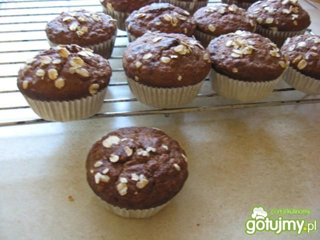 Muffinki z płatkami owsianymi Muffinki z płatkami owsianymi