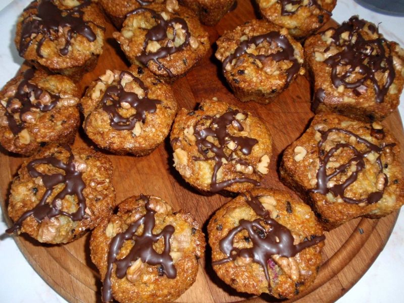 Muffinki z rabarbarem