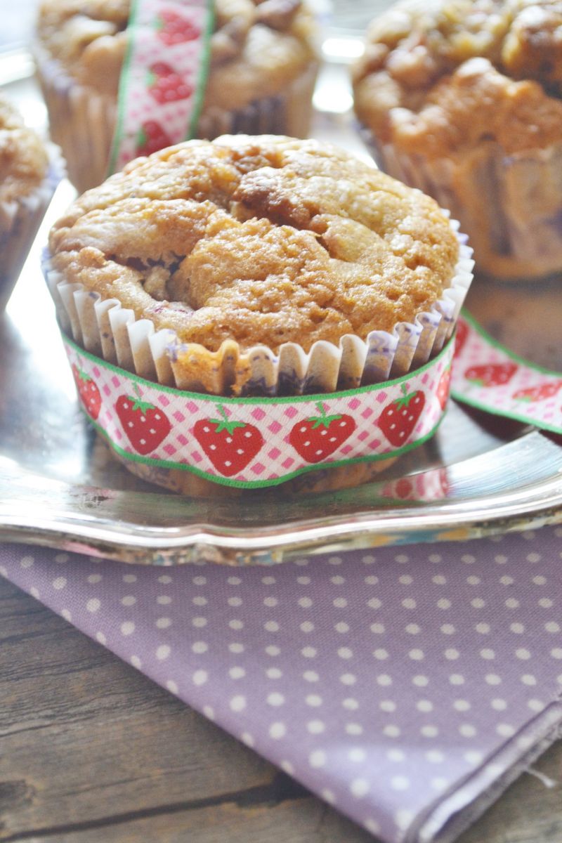 Muffinki z truskawkami 