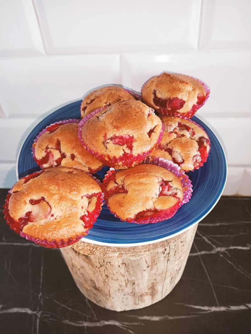 Muffinki z truskawkami