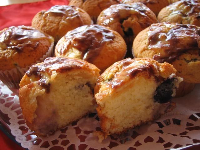 Muffinki z winogronami Muffinki z winogronami