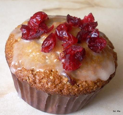 Muffinki z żurawiną 