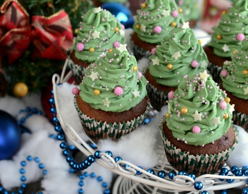 Muffinkowe choinki Muffinkowe choinki