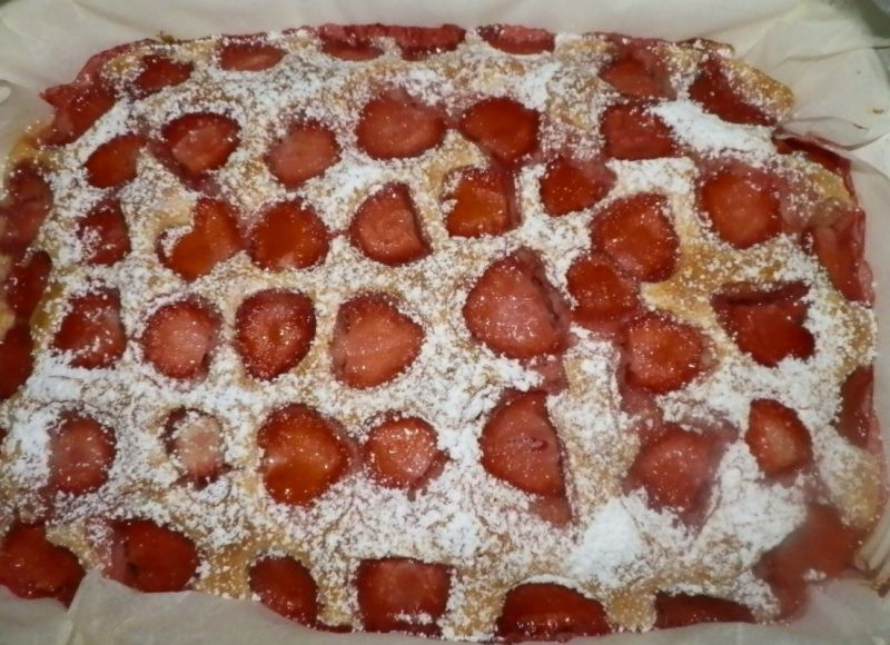 Muffinkowe ciasto truskawkowe Muffinkowe ciasto truskawkowe