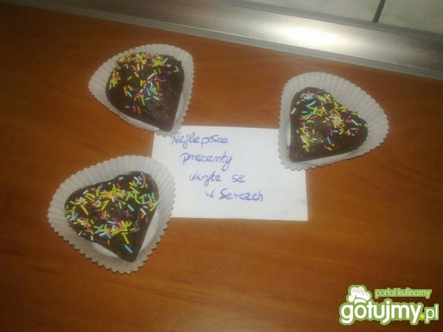 Muffinkowe serduszka :) Muffinkowe serduszka :)