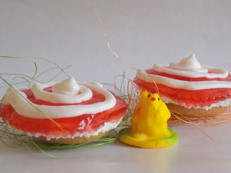 Muffinkowe serniczki z galaretką Muffinkowe serniczki z galaretką