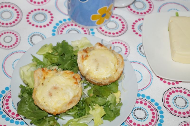 Muffinowe jajko na śniadanie