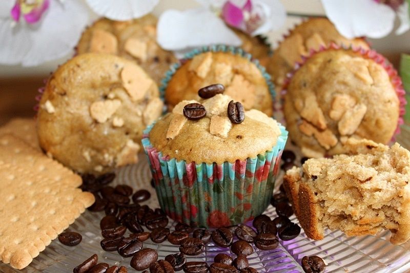 Muffiny kawowe z herbatnikami Muffiny kawowe z herbatnikami