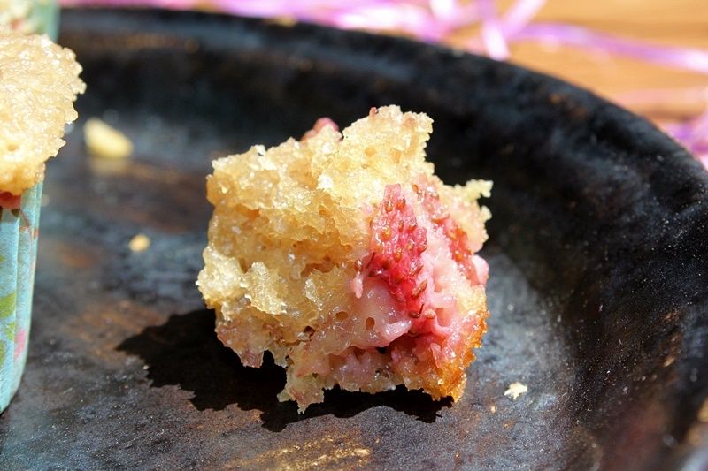 Muffiny migdałowe z truskawkami Muffiny migdałowe z truskawkami