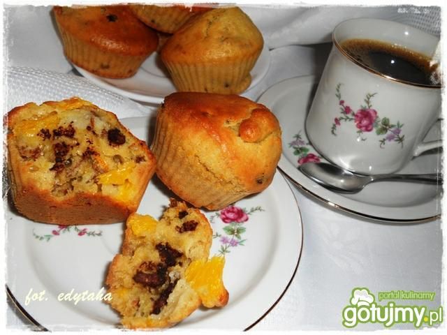 Muffiny mocno pomarańczowe