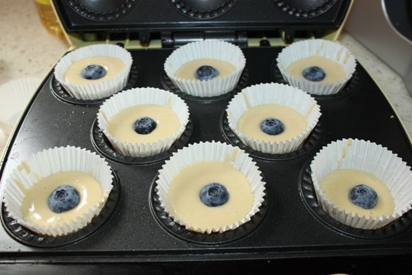 Muffiny śmietankowe z borówkami 