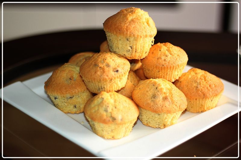 Muffiny waniliowe z orzechami Muffiny waniliowe z orzechami
