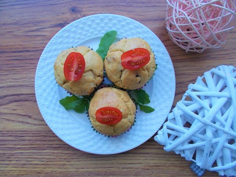 Muffiny wytrawne śniadaniowe Muffiny wytrawne śniadaniowe