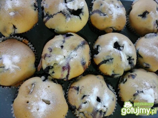 Muffiny z borówkami amerykańskimi