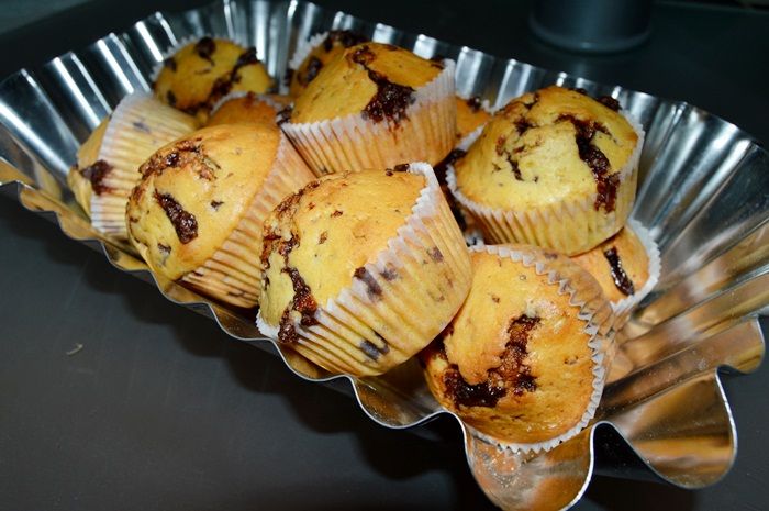Muffiny z czekoladą