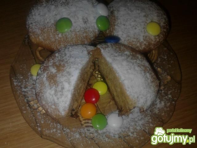 Muffiny z drażetkami