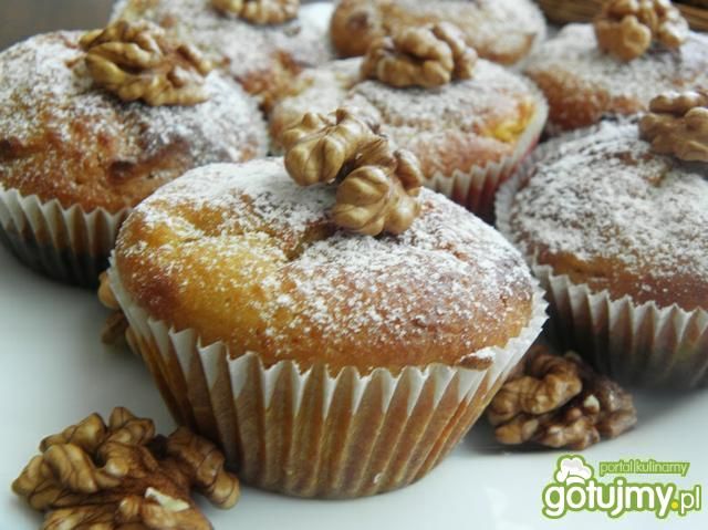 Muffiny z dynią, marchwią i jabłkami Muffiny z dynią, marchwią i jabłkami