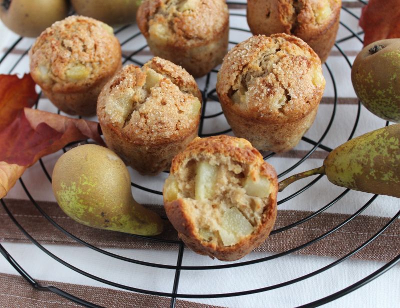 Muffiny z gruszką Muffiny z gruszką