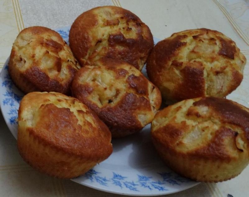 Muffiny z jabłkami Muffiny z jabłkami