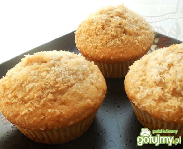 Muffiny z krówkami i kokosem Muffiny z krówkami i kokosem