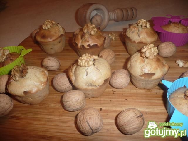 Muffiny z masłem orzechowym Muffiny z masłem orzechowym