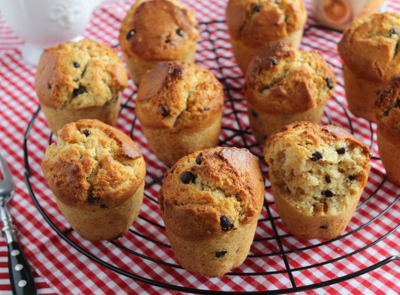 Muffiny z masłem orzechowym i czekoladą